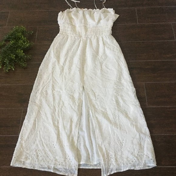 AFRM Indy pearl midi embroidered dress Large L - Picture 3 of 6